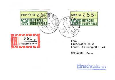 25 + 255 Pfennig