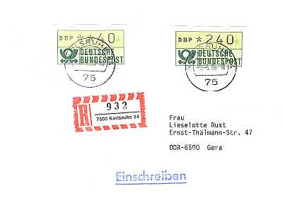 40 + 240 Pfennig