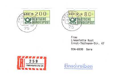 80 + 200 Pfennig