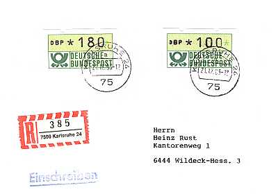 100 + 180 Pfennig