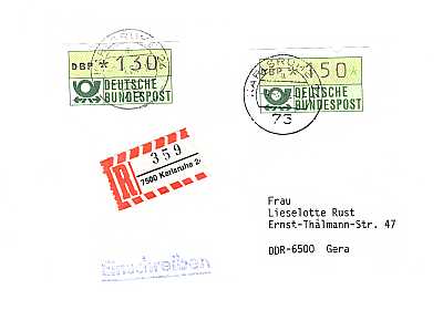 130 + 150 Pfennig