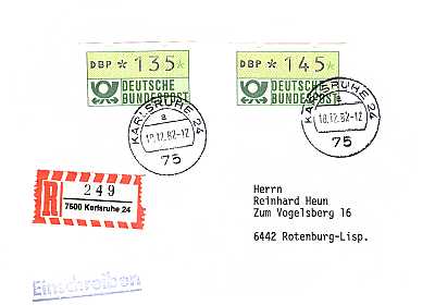 135 + 145 Pfennig